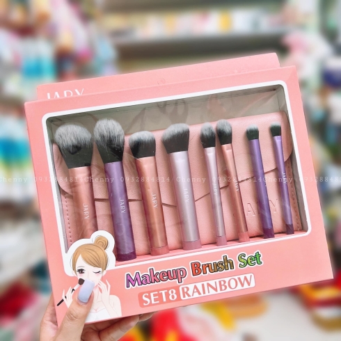 bo-co-trang-diem-jary-makeup-brush-set-8-cay-tui-da-pu